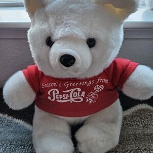 Pepsi Cola Holiday Teddy Bear